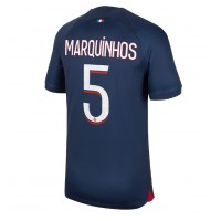 Koszulka piłkarska Paris Saint-Germain Marquinhos #5 Strój Domowy 2023-24 tanio Krótki Rękaw